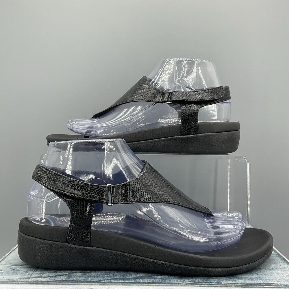 NEW Utenag Women’s Arch Support Sandals Black Size 6